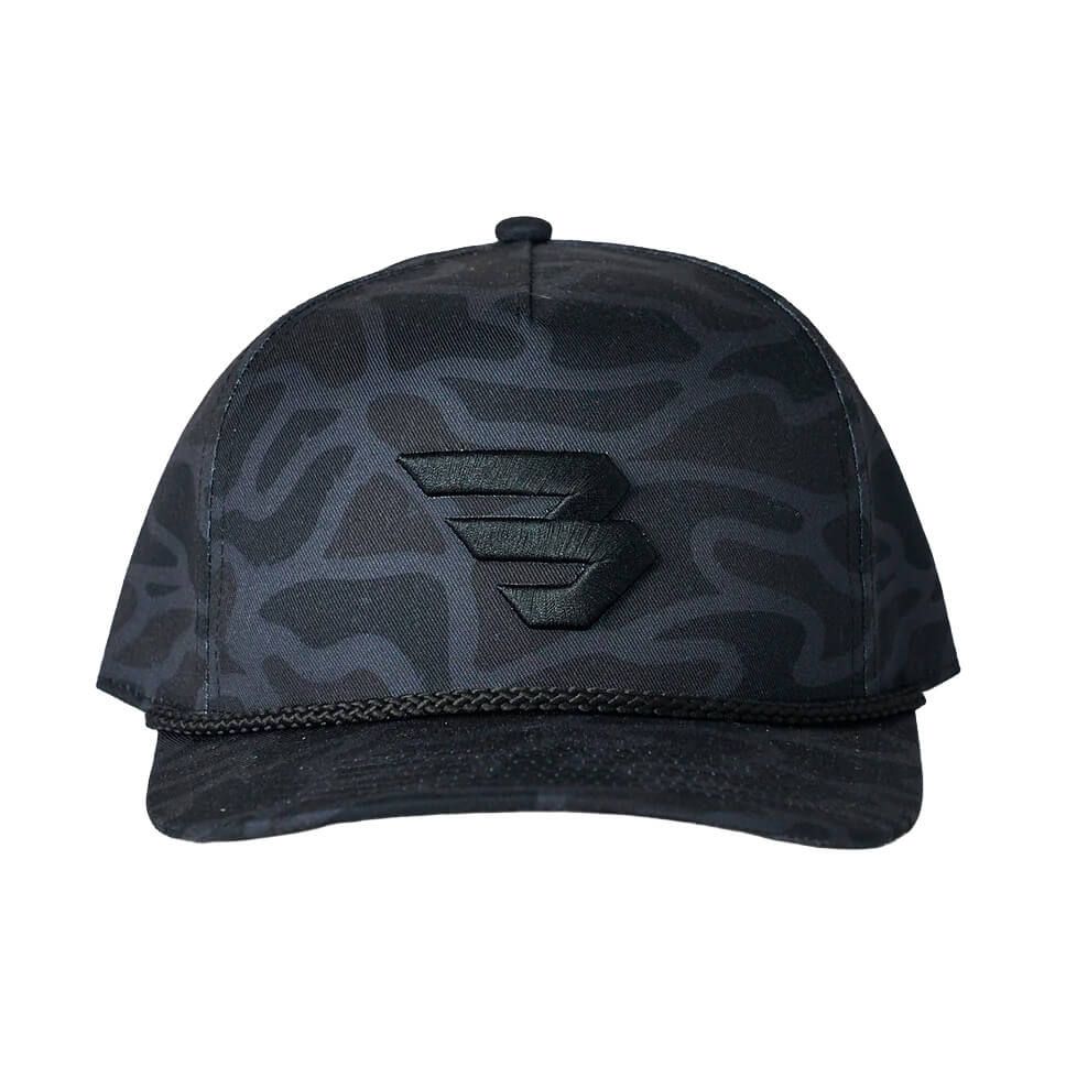 Adult Burlebo Flying B Black Camo Cap