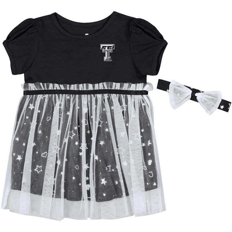 Infant Colosseum Texas Tech Star League Dress