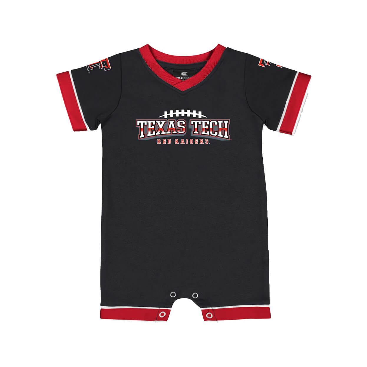 Infant Colosseum Texas Tech Candy Kingdom Romper