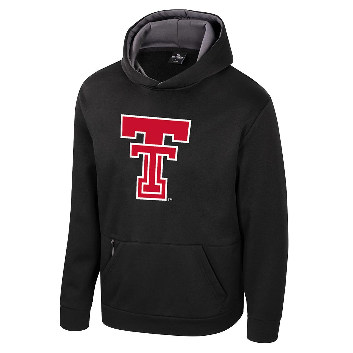 Youth Colosseum Texas Tech Fridge Black Out Hood