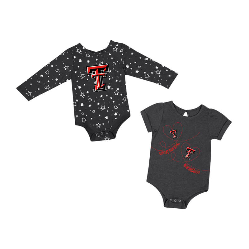 Infant Colosseum Texas Tech Star Onesie Set