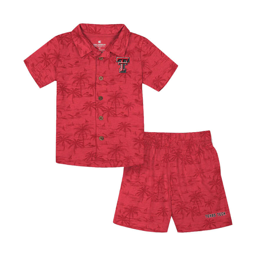 Toddler Boys' Colosseum Texas Tech Bloofy Camp Set