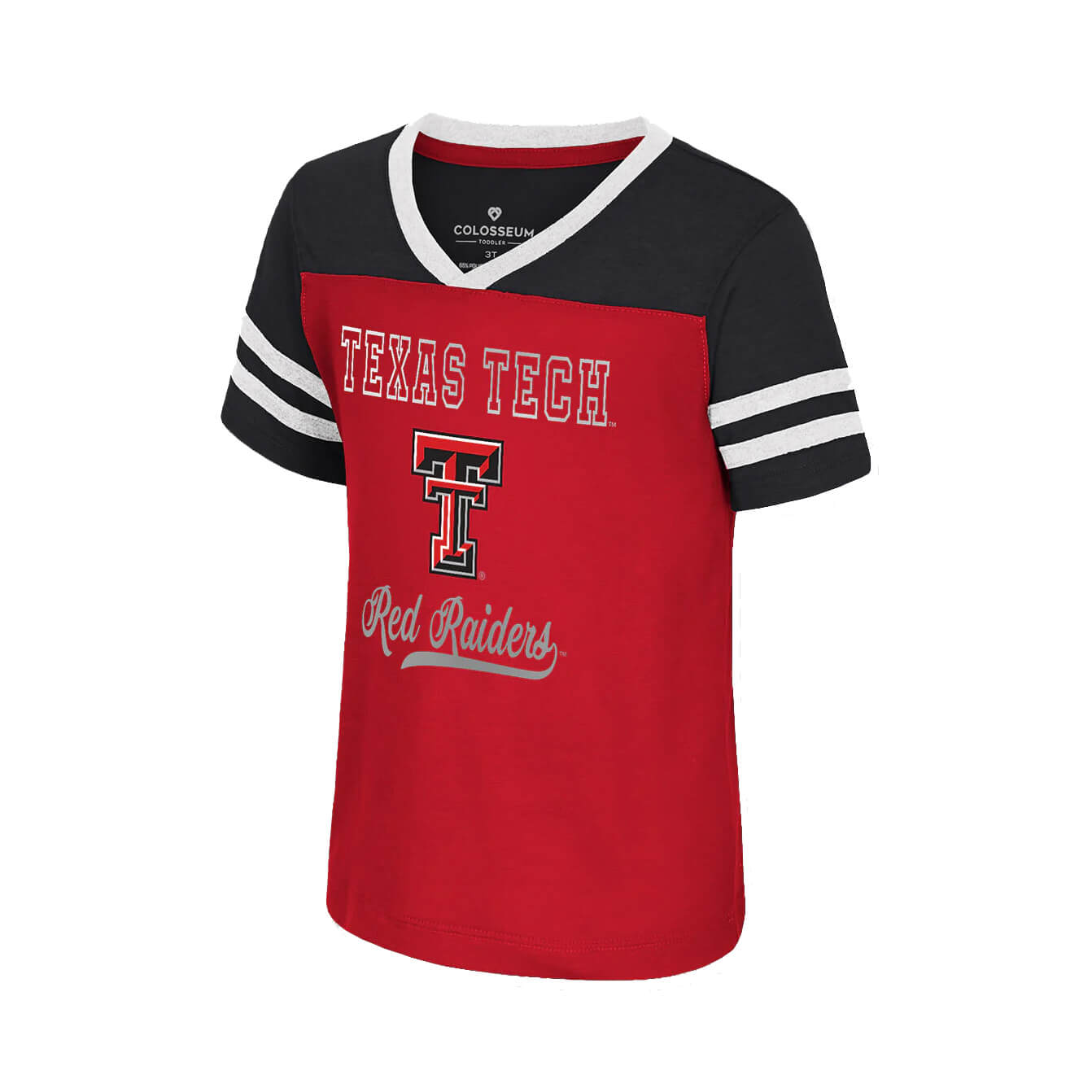 Youth Colosseum Texas Tech Princess Bling S/S Tee