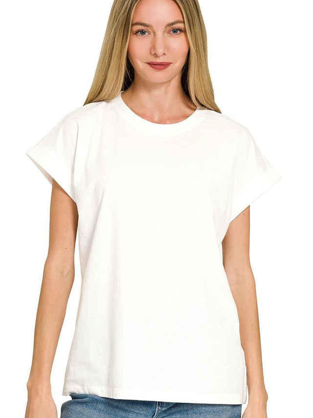 Women's Simple White Tee