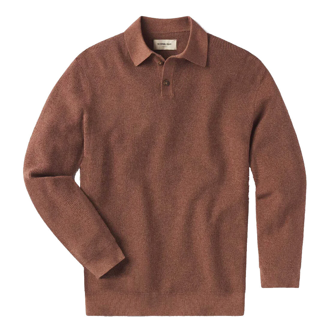 Men's The Normal Brand Robles Waffle L/S Polo