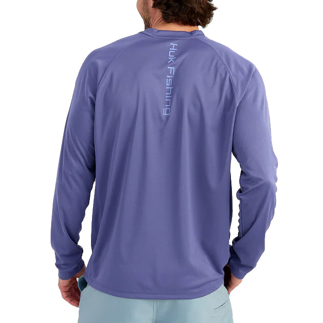 Men's Huk Vented Pursuit L/S Tee