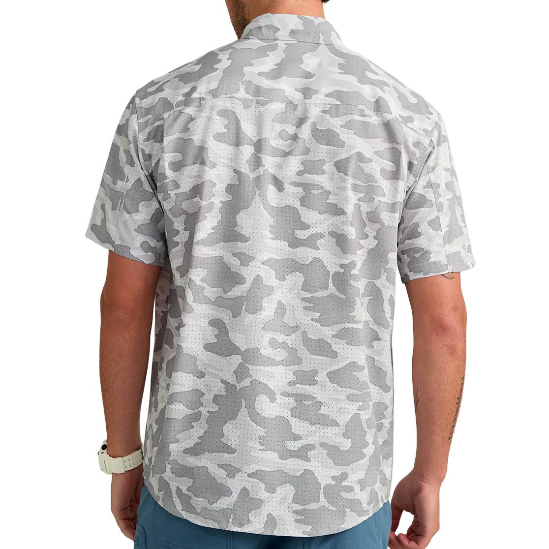 Men's Huk Tide Point Printed S/S Shirt