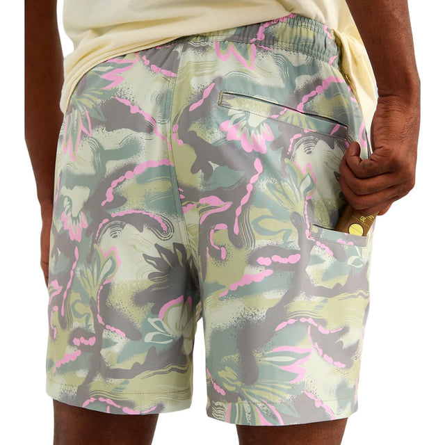 Men's Huk Pursuit Print Volley Swim Short