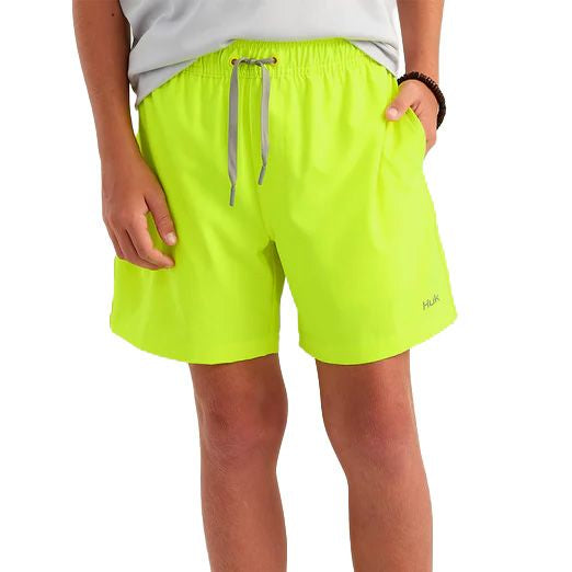 Youth Boys' Huk Pursuit Volley Swim Short