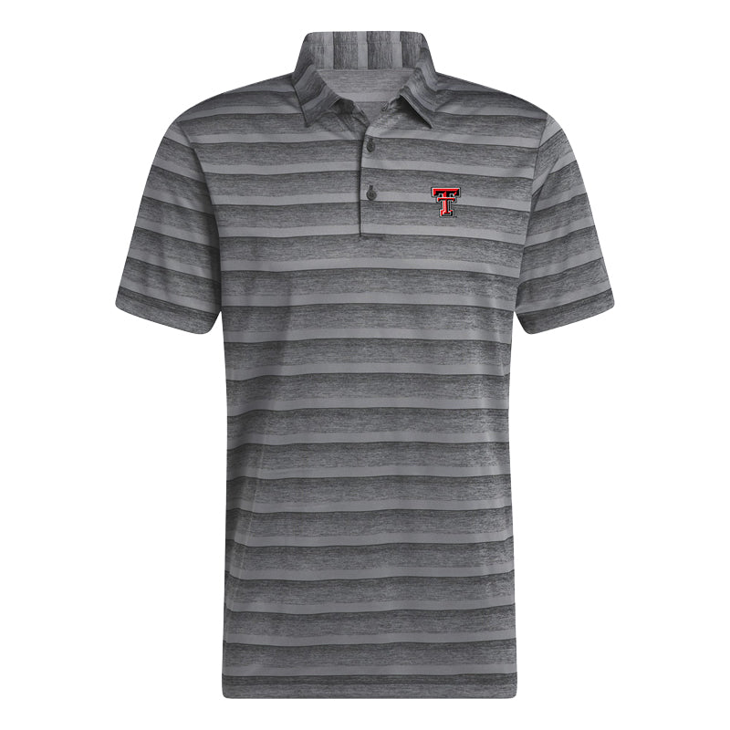 Men's adidas Texas Tech Two Color Stripe Polo