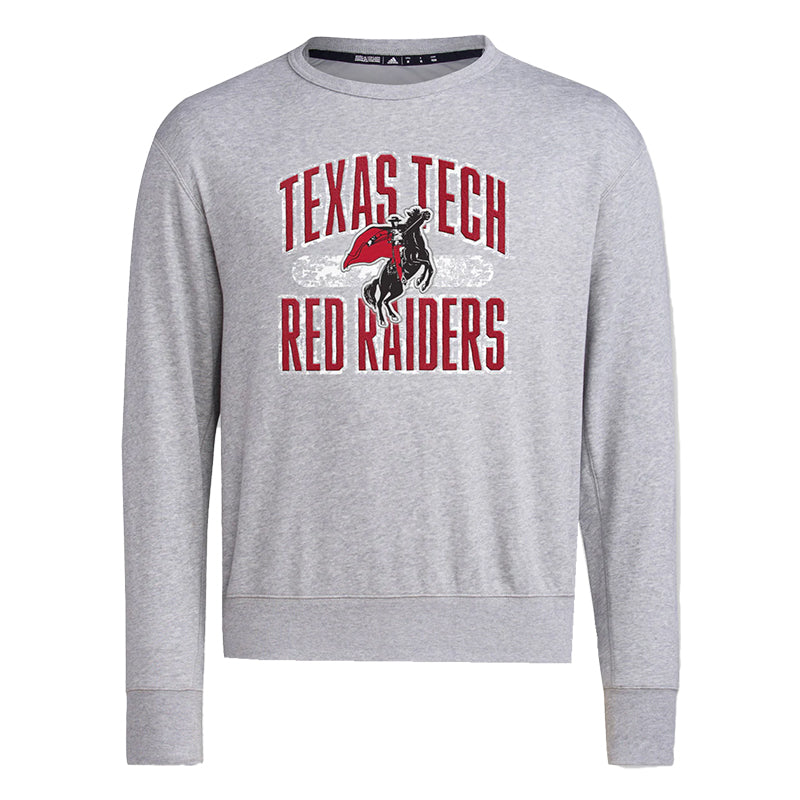 Men's adidas Texas Tech Vintage Crewneck