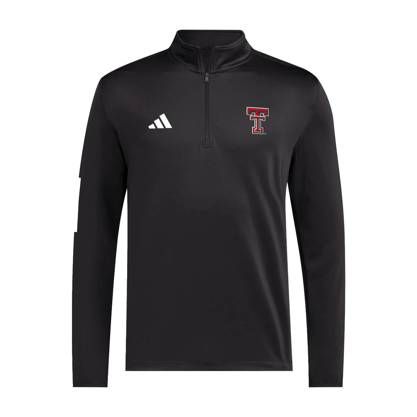 Men's adidas Texas Tech Half Zip Pullover