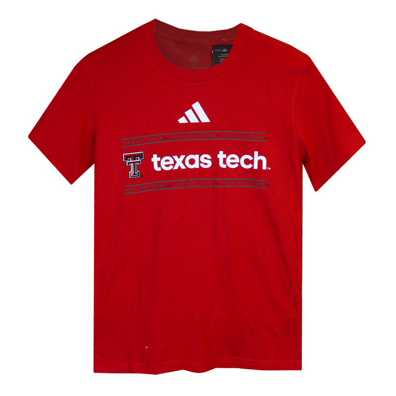Women's adidas Texas Tech Double Lined S/S Tee