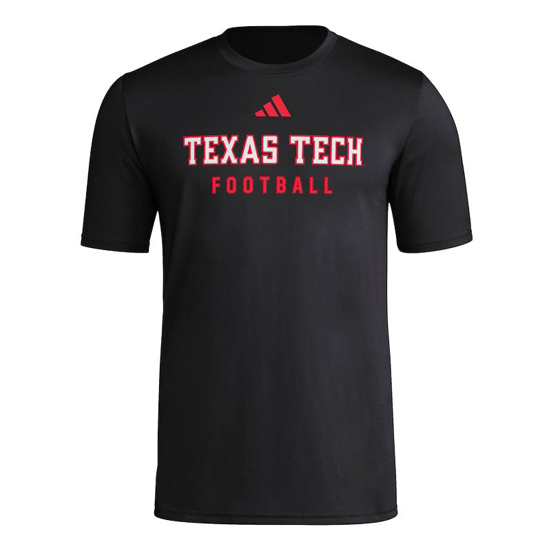 Mens Adidas Texas Tech Pregame S/S Tee