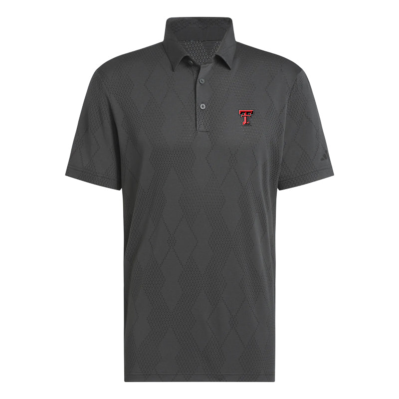 Men's adidas Texas Tech Micro Textured Polo