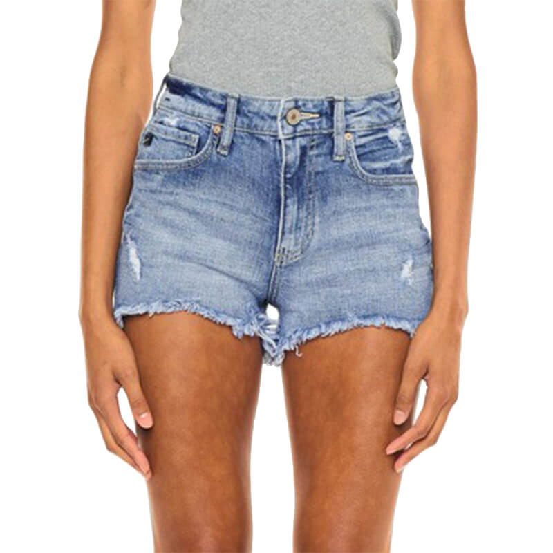 Women's KanCan High Rise Mom Shorts
