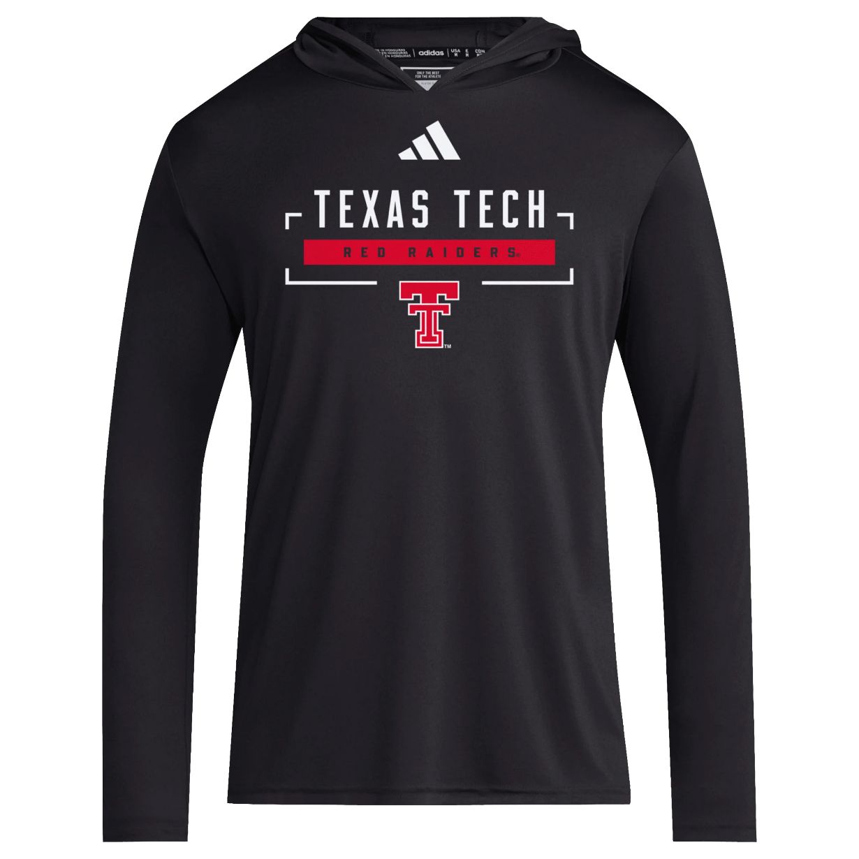 Men's adidas Texas Tech D4T Red Raiders L/S Hoodie