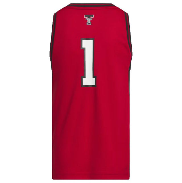 Youth adidas Texas Tech Basketball Jersey