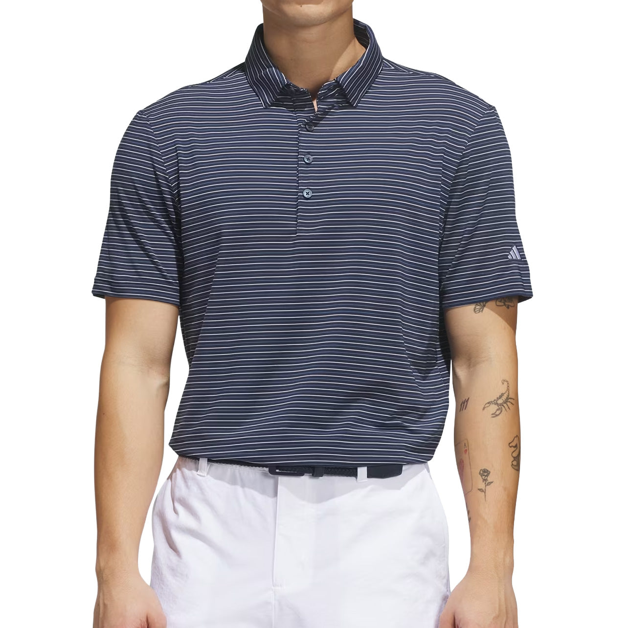 Men's adidas Ultimate365+ 3 Stripe Polo