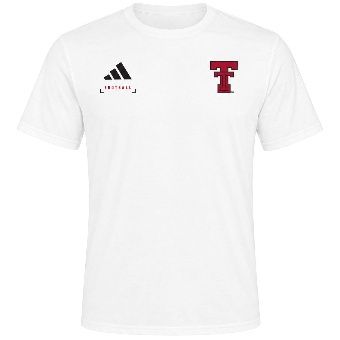 Men's adidas Texas Tech Double T S/S Tee