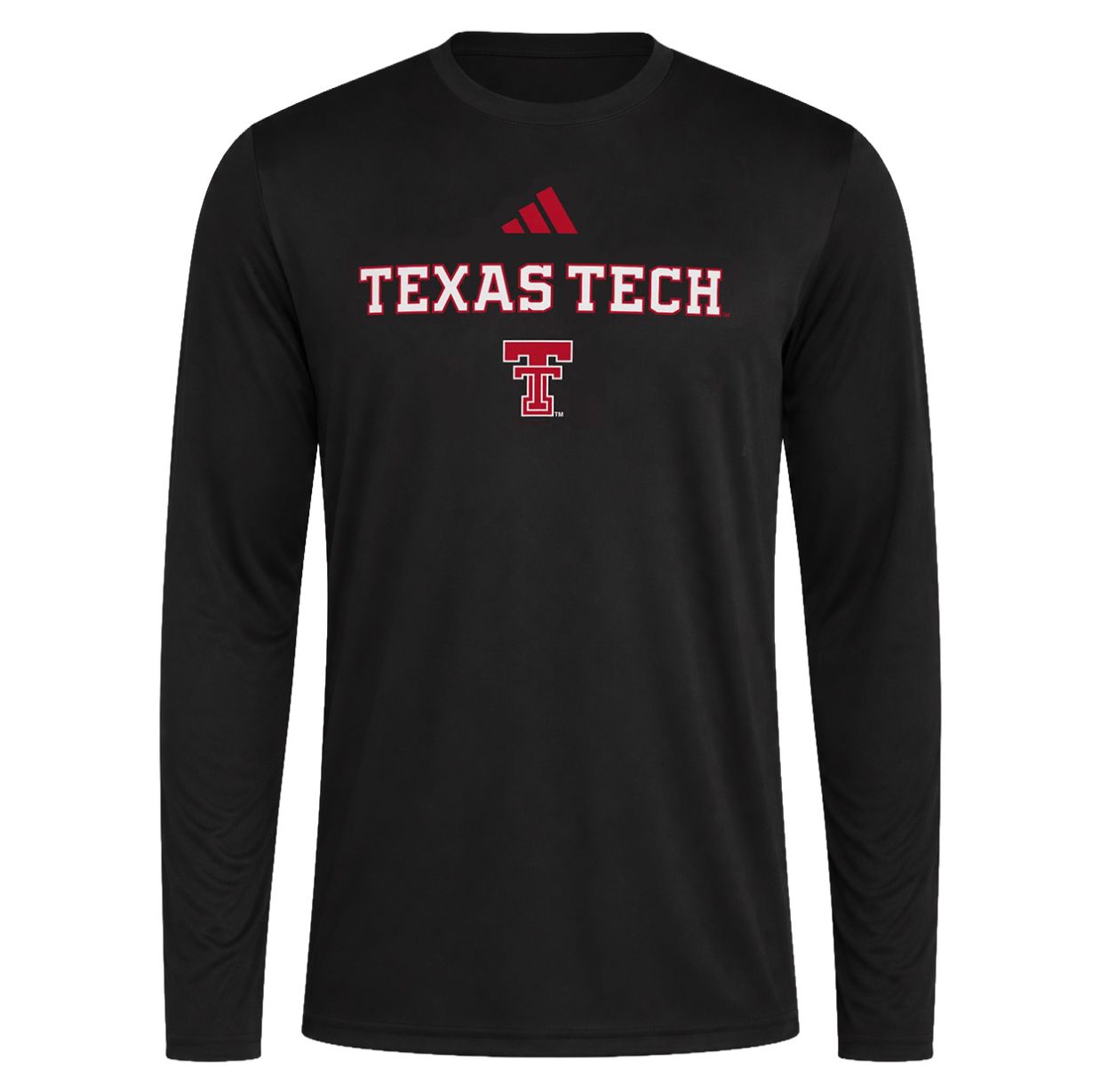 Men's adidas Texas Tech Pregame L/S Tee