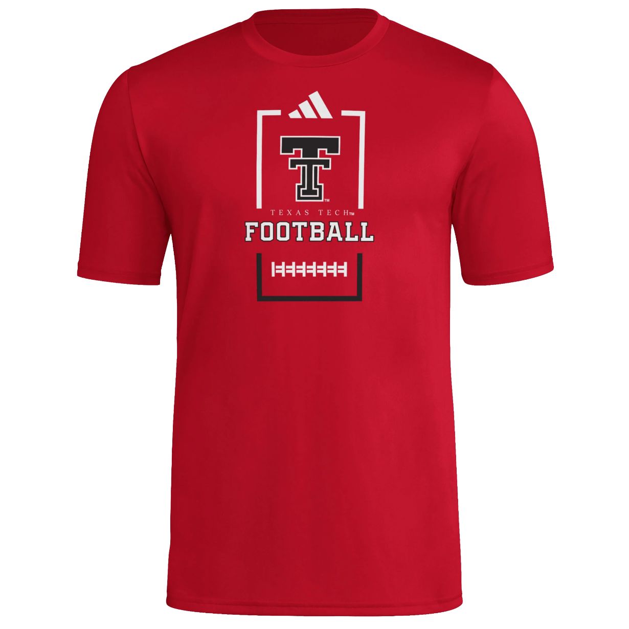Men's adidas Texas Tech Football S/S Tee