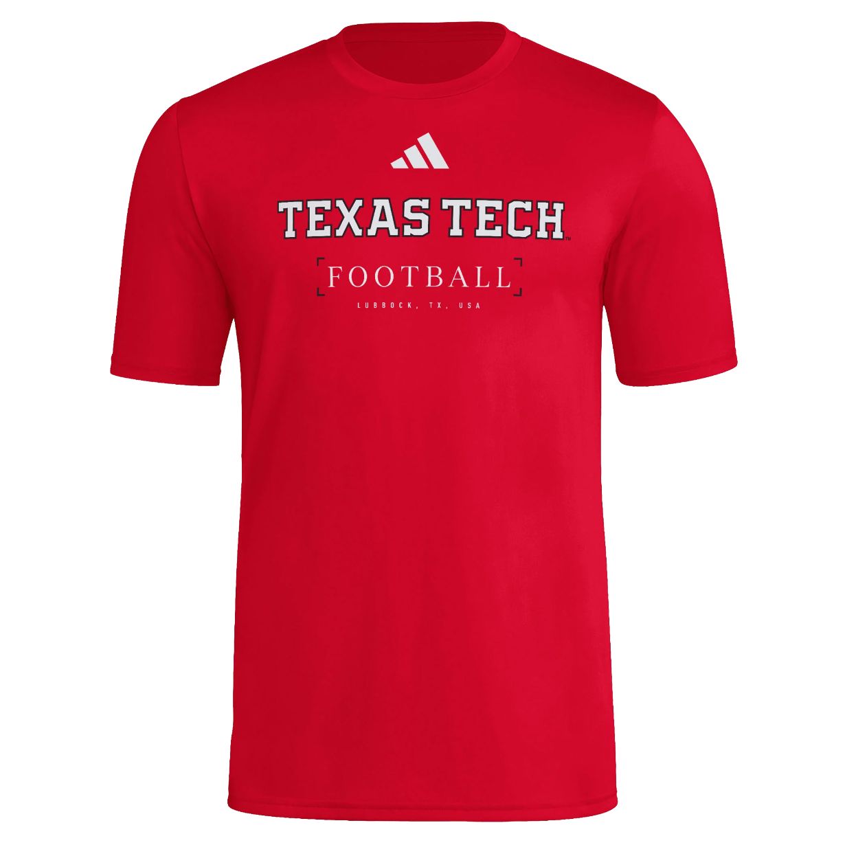 Men's adidas Texas Tech Pregame S/S Tee