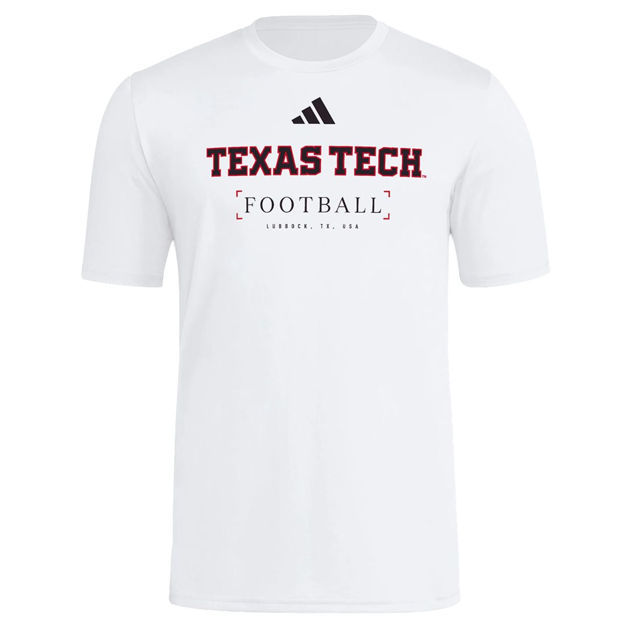Men's adidas Texas Tech Pregame S/S Tee
