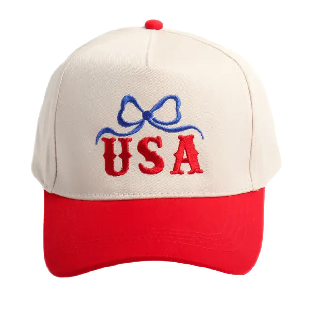 Women's USA Bow Cap