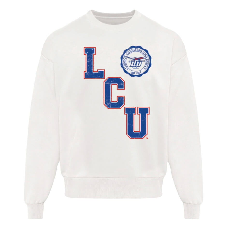 Adult QuarterFour Lubbock Christian University Vintage Crew