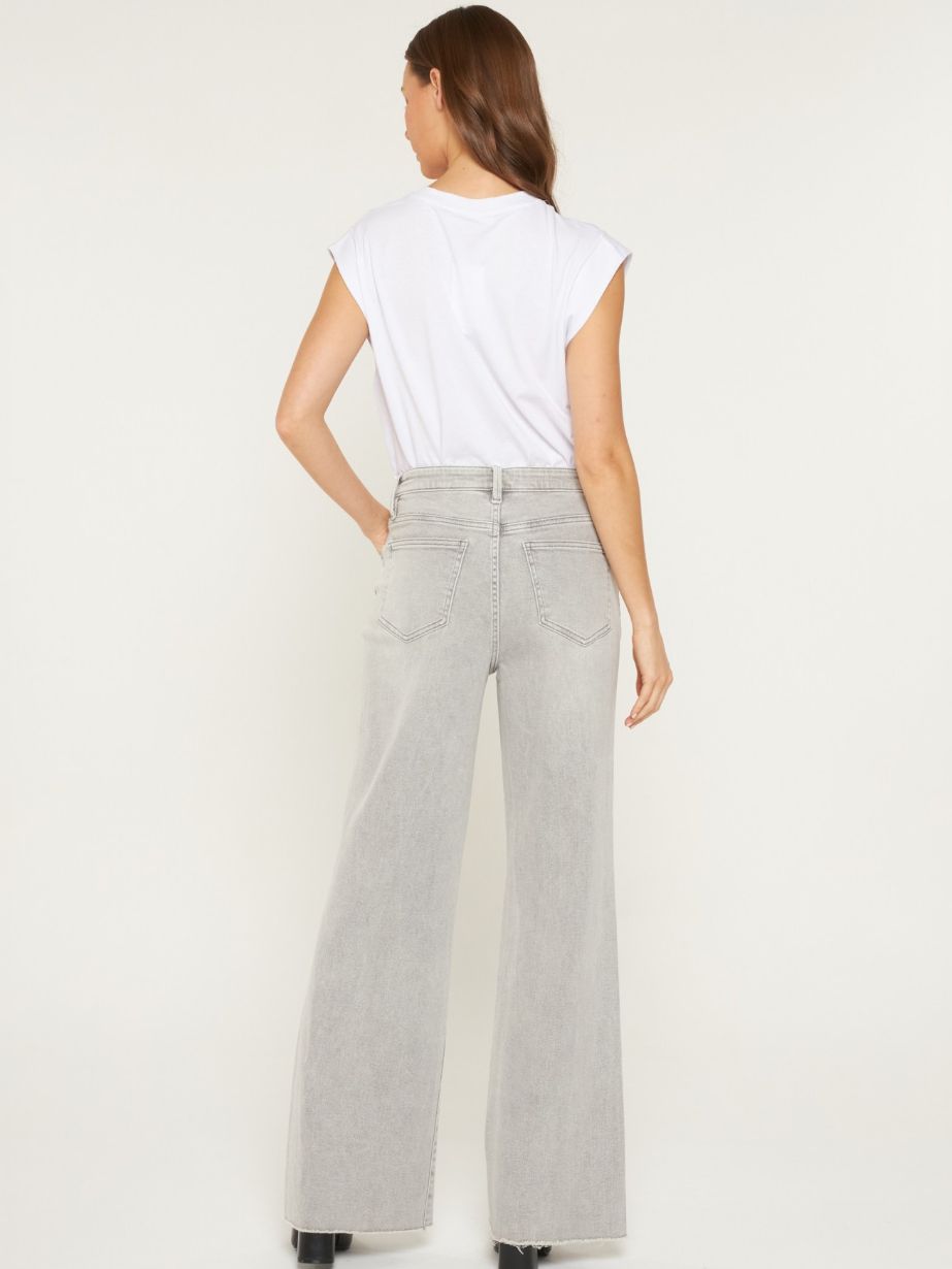 Women's Platinum High Rise Wide Leg Jean