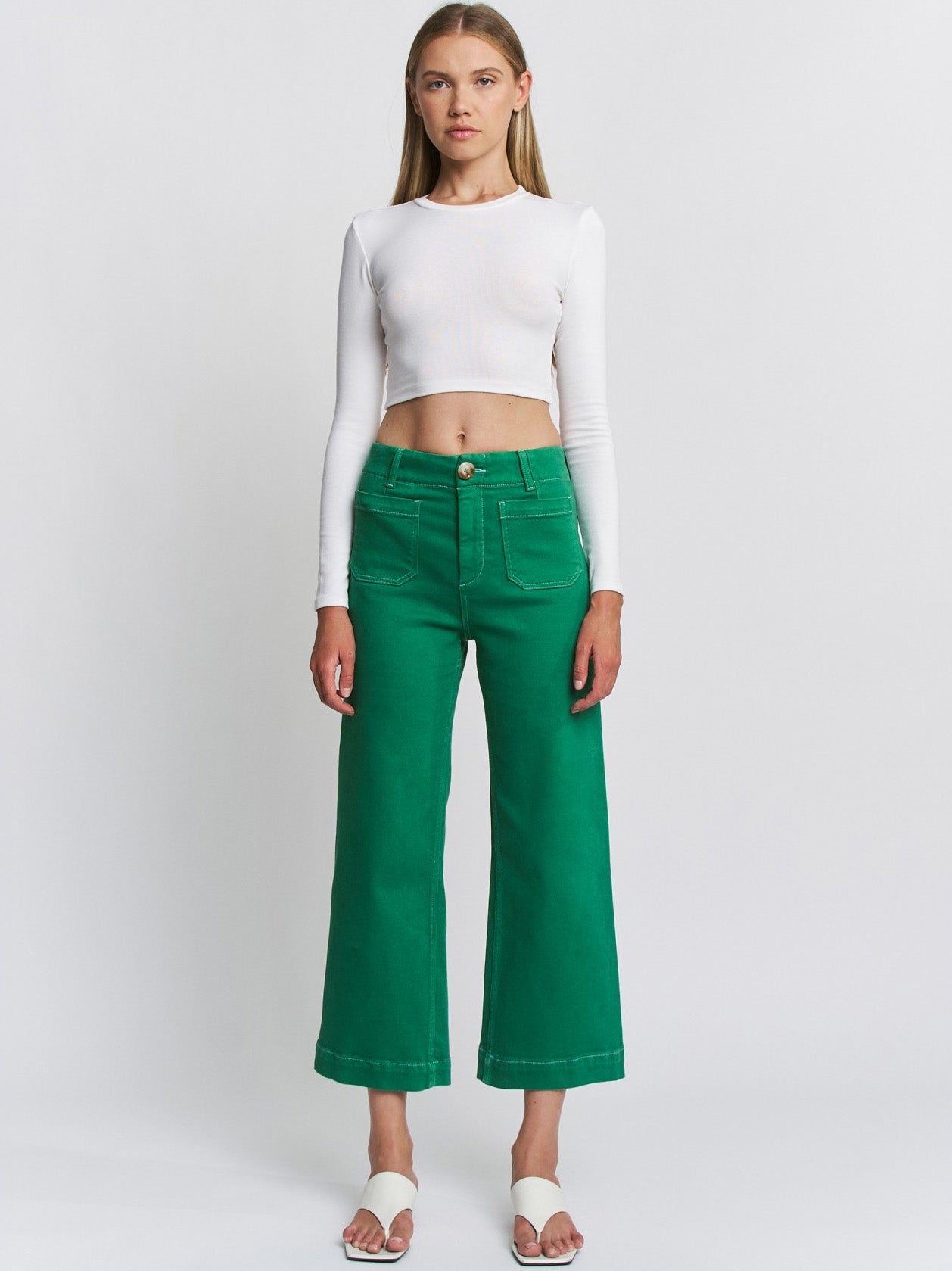 Women's Shamrock Crop Jean