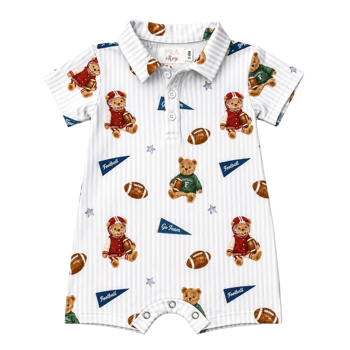 Infant Boys' Varsity Bears Polo Shortie