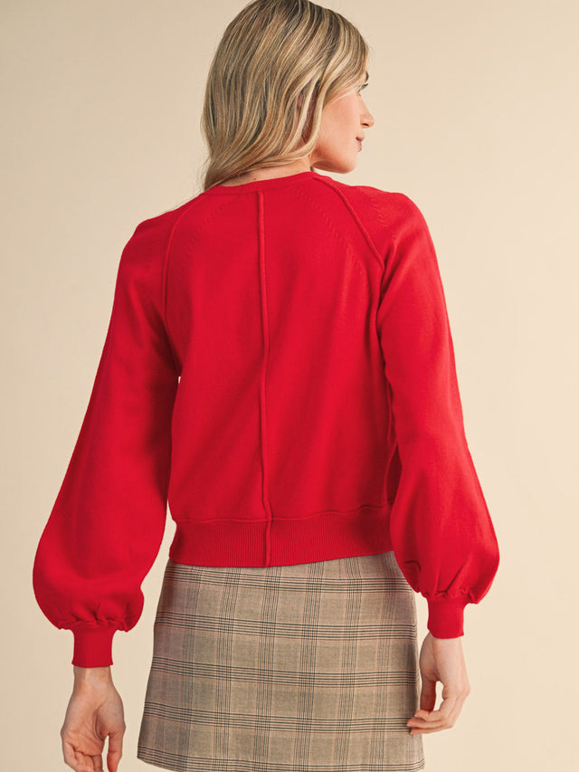 Women's Henley Sweater