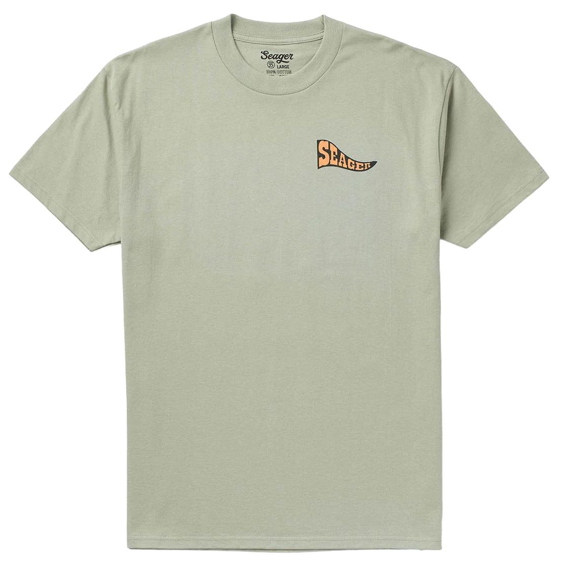 Men's Seager Long Ride S/S Desert Green Tee