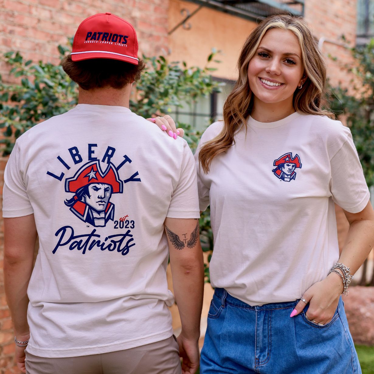 Adult QuarterFour Liberty Patriots Spirit S/S Tee