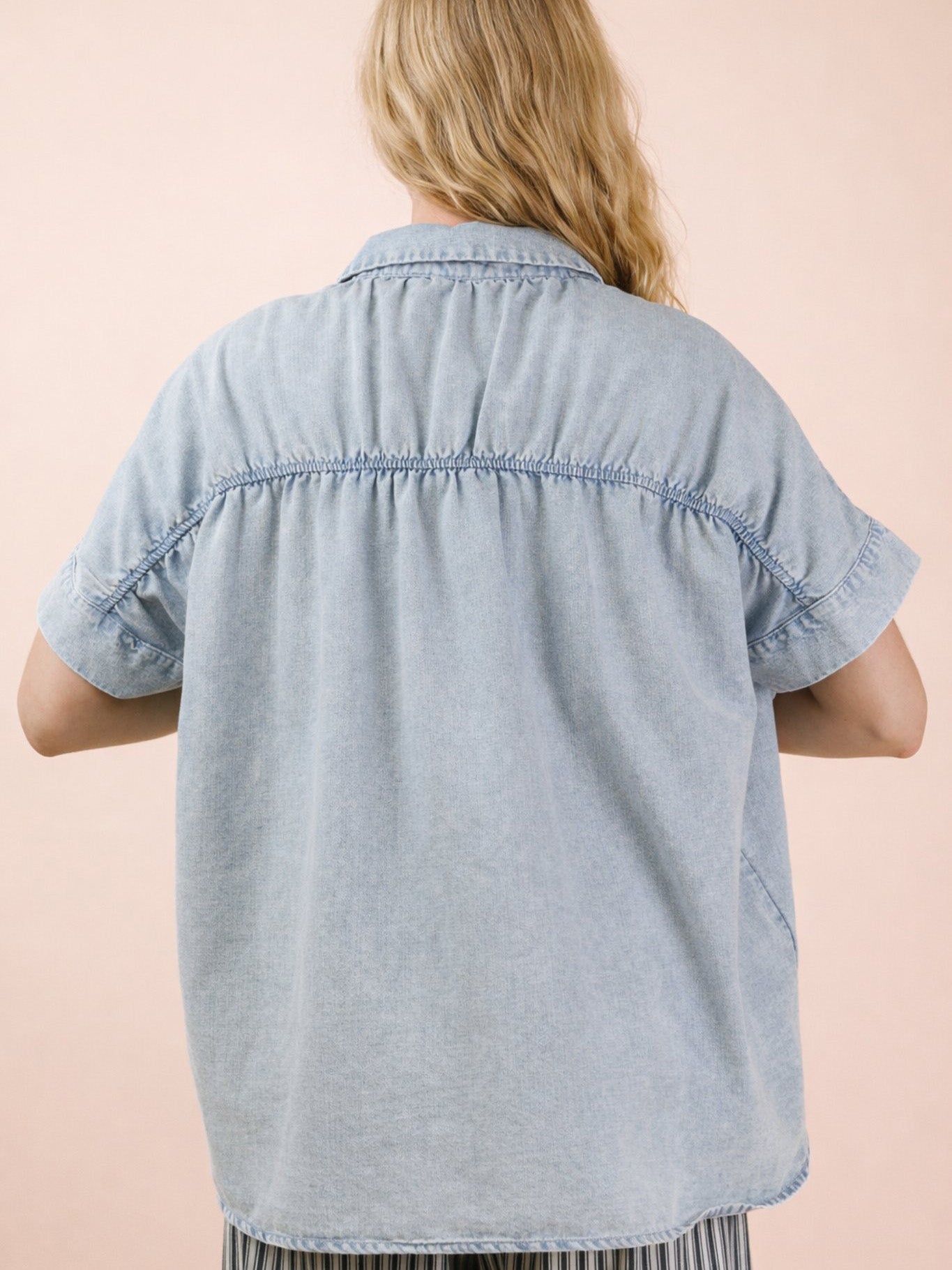 Women's Chambray Shirt Top