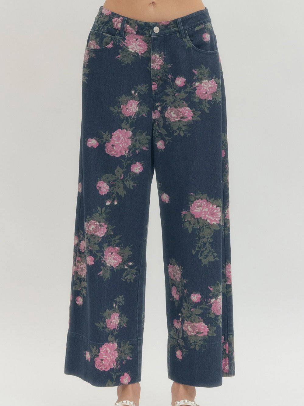 Women's Floral Denim