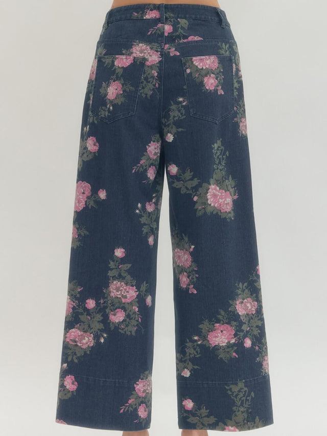 Women's Floral Denim