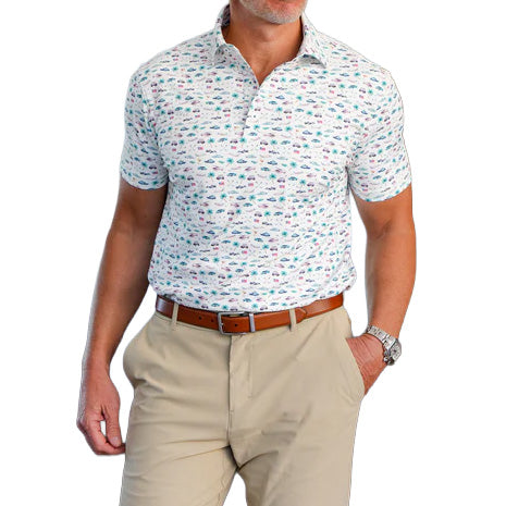 Men's USA Palm Luxe Polo
