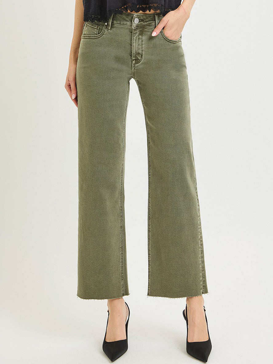 Women's Tummy Control Mid Rise Jean