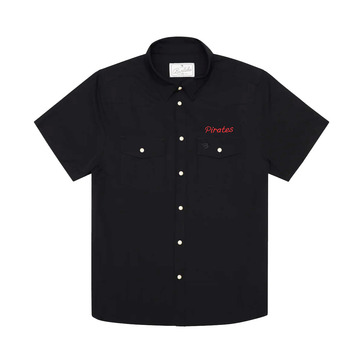 Men's Burlebo Pirates Western S/S Shirt