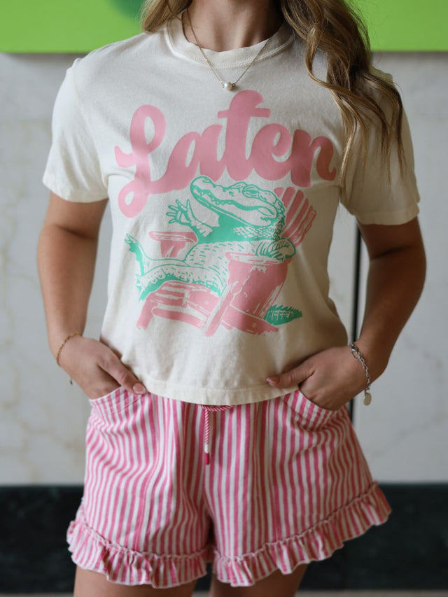 Women's Later Gator Crop Tee
