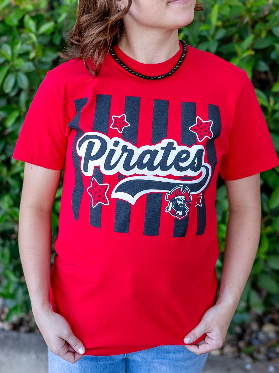 Women's QuarterFour Pirates Spirit S/S Tee
