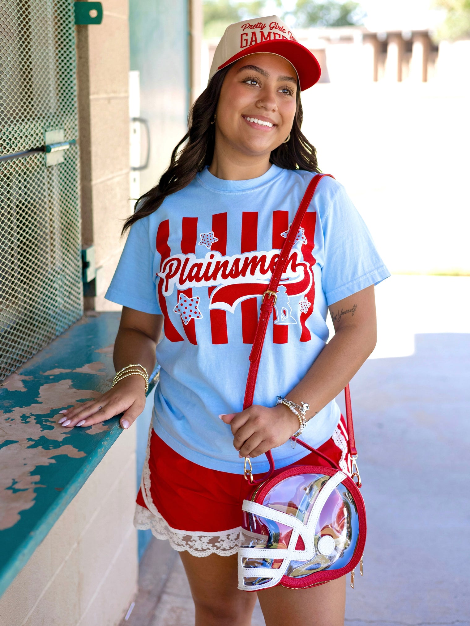 Women's QuarterFour Plainsmen Spirit S/S Tee