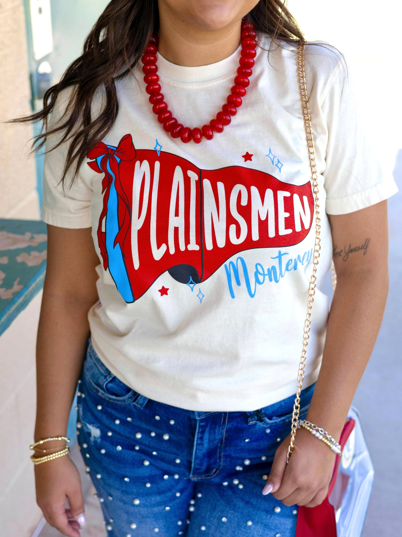 Women's QuarterFour Monterey Plainsmen Pennant Tee