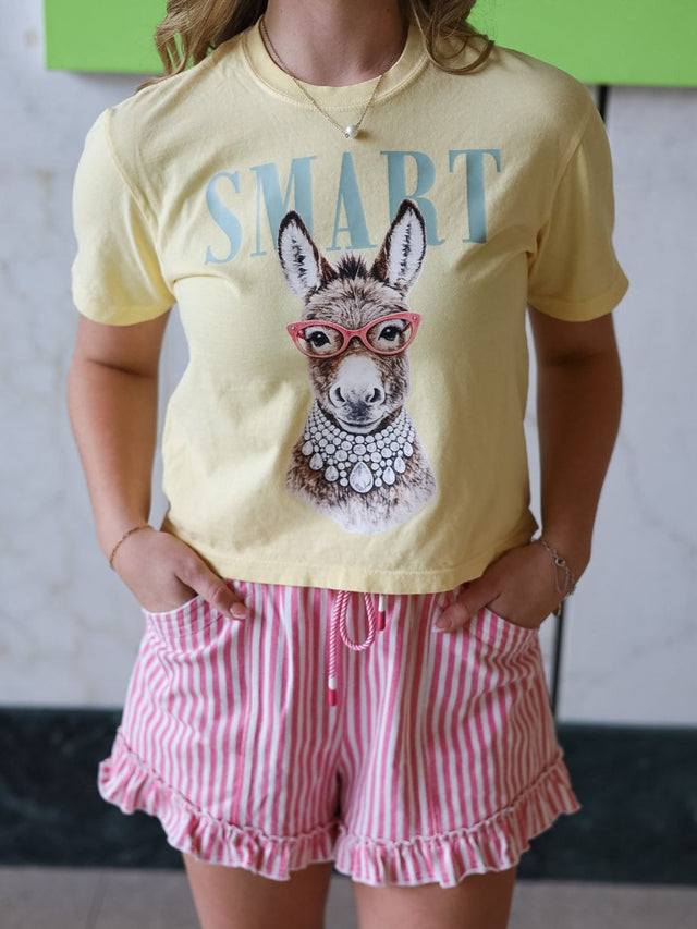 Women's Smart Ass Crop Tee