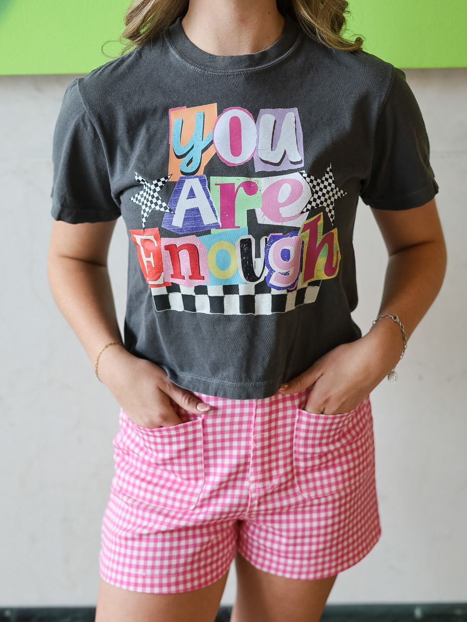 Women's You Are Enough Crop Tee