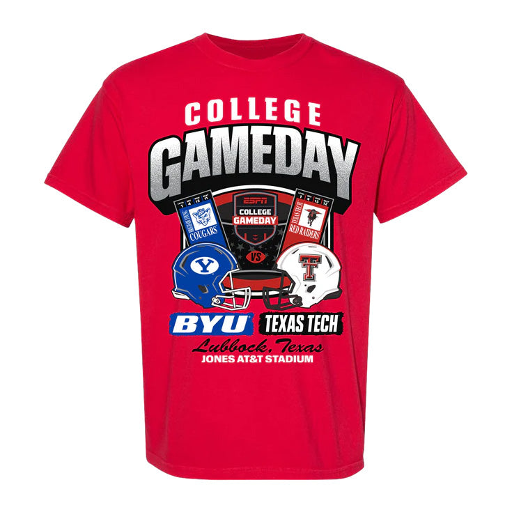 Adult Texas Tech VS BYU Rivalry S/S Tee