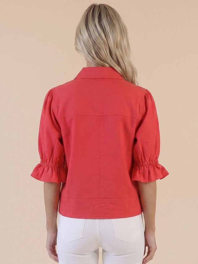 Women's Seline Puff Sleeve Top